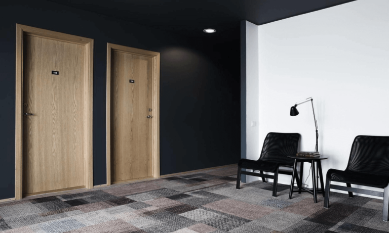 double door and single door